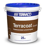 Декоративная штукатурка TERRACOAT GRANULE 2,5 мм на силиконовой основе с зернистой текстурой типа «Шуба» База NP, 25 кг ведро – ТСК Дипломат